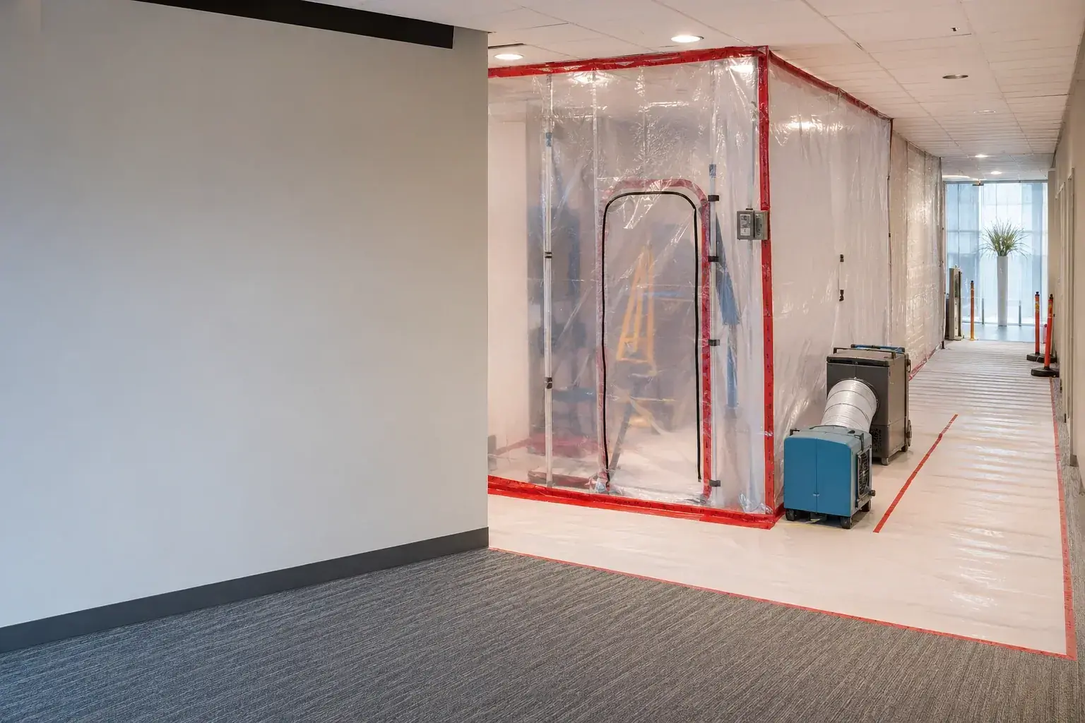 Commercial Asbestos Abatement Nobleton professional restoration jobsite