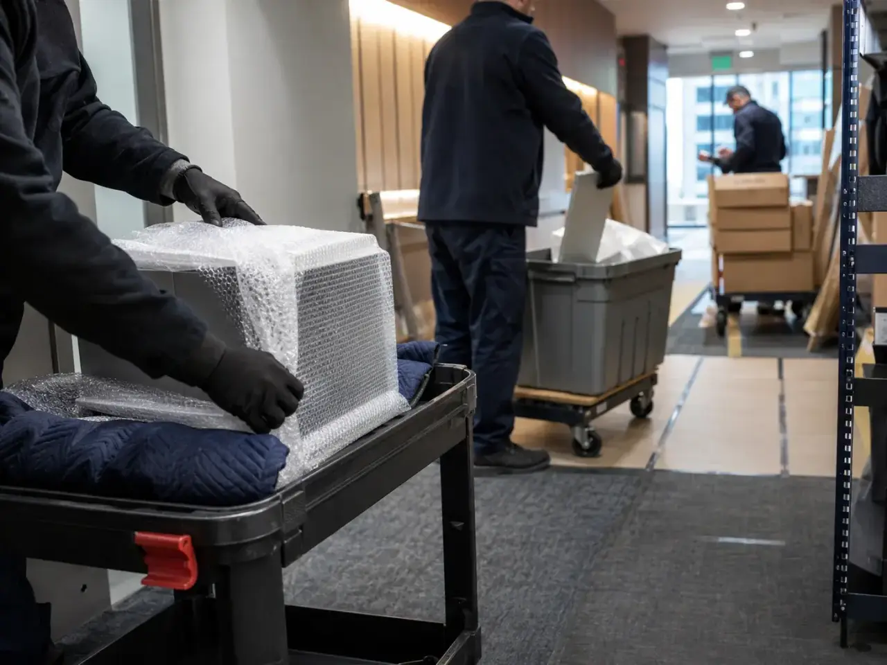 What Commercial Contents Pack-Out and Storage North York Services includes