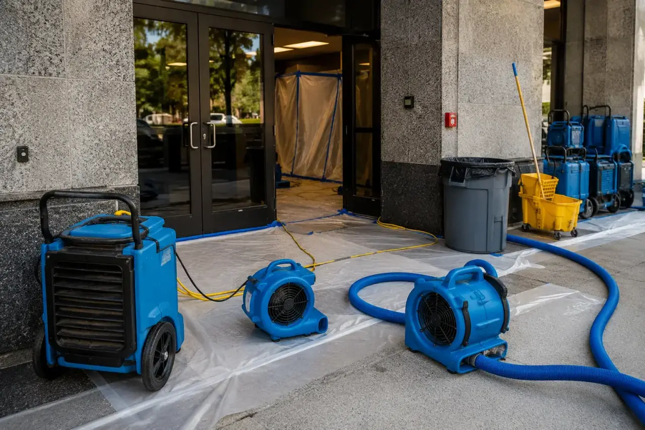 Warehouse Water Damage Restoration North York repairs and reconstruction