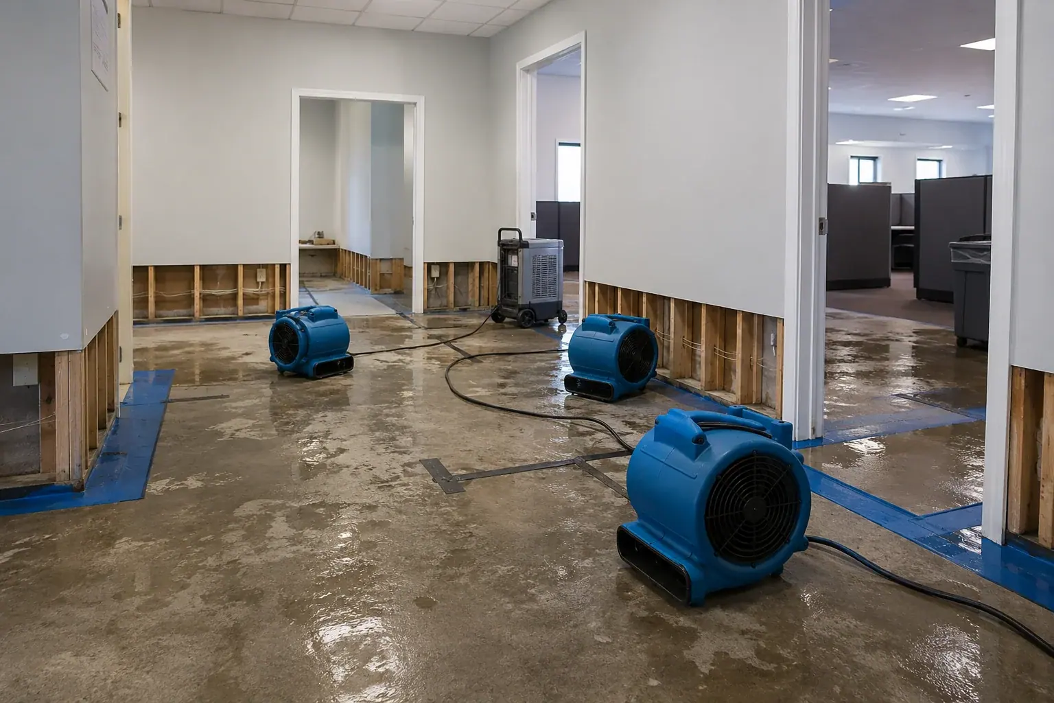 storm damage restoration service planning and restoration scope review