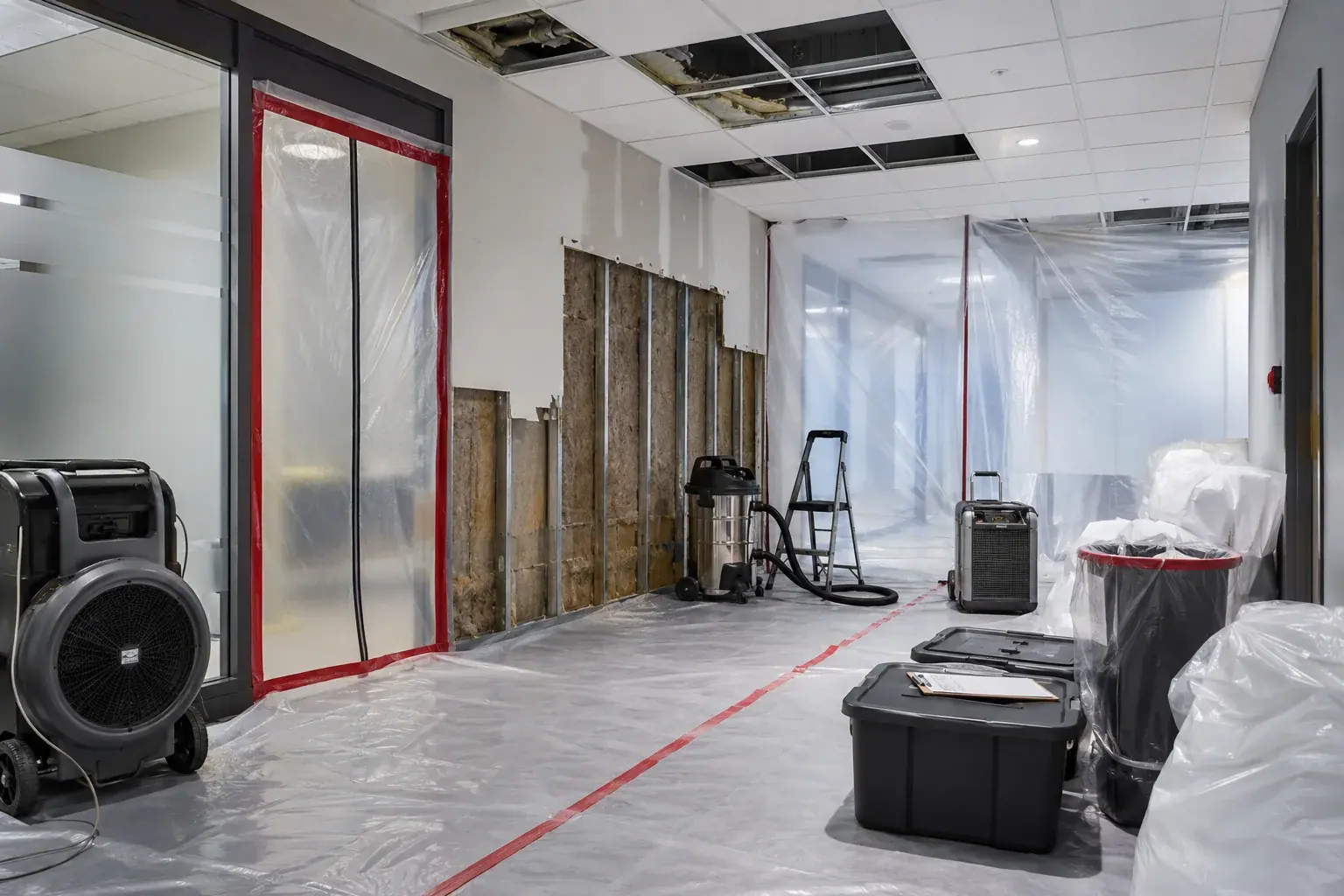 hazmat remediation inspection and documentation setup