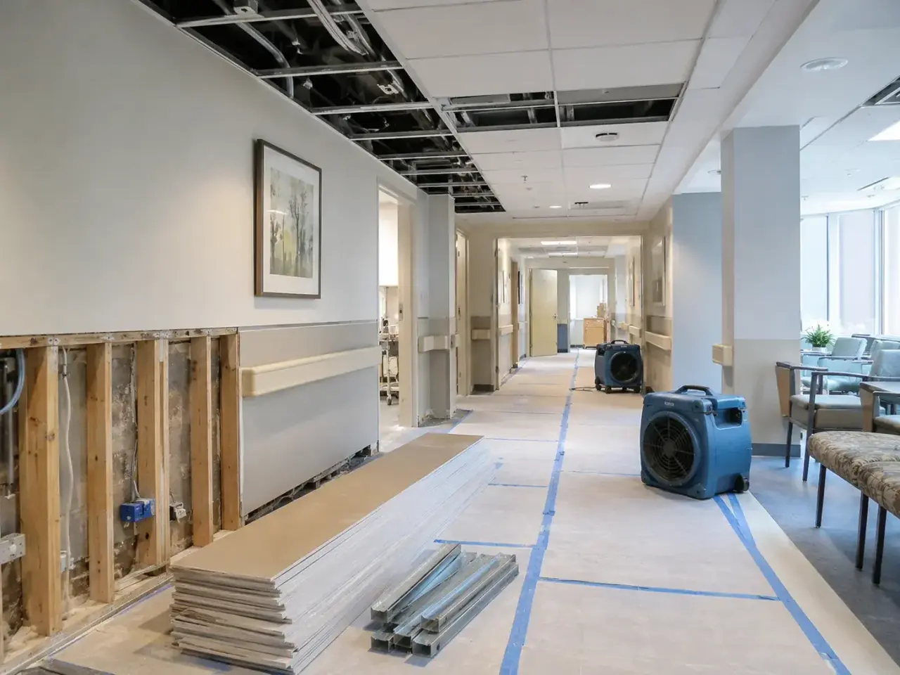 Containment and Infection Control, Built Into the Work for Healthcare Facility Restoration North York