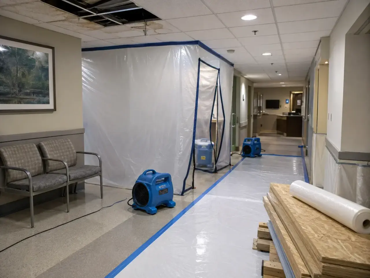 What Healthcare Facility Restoration North York includes
