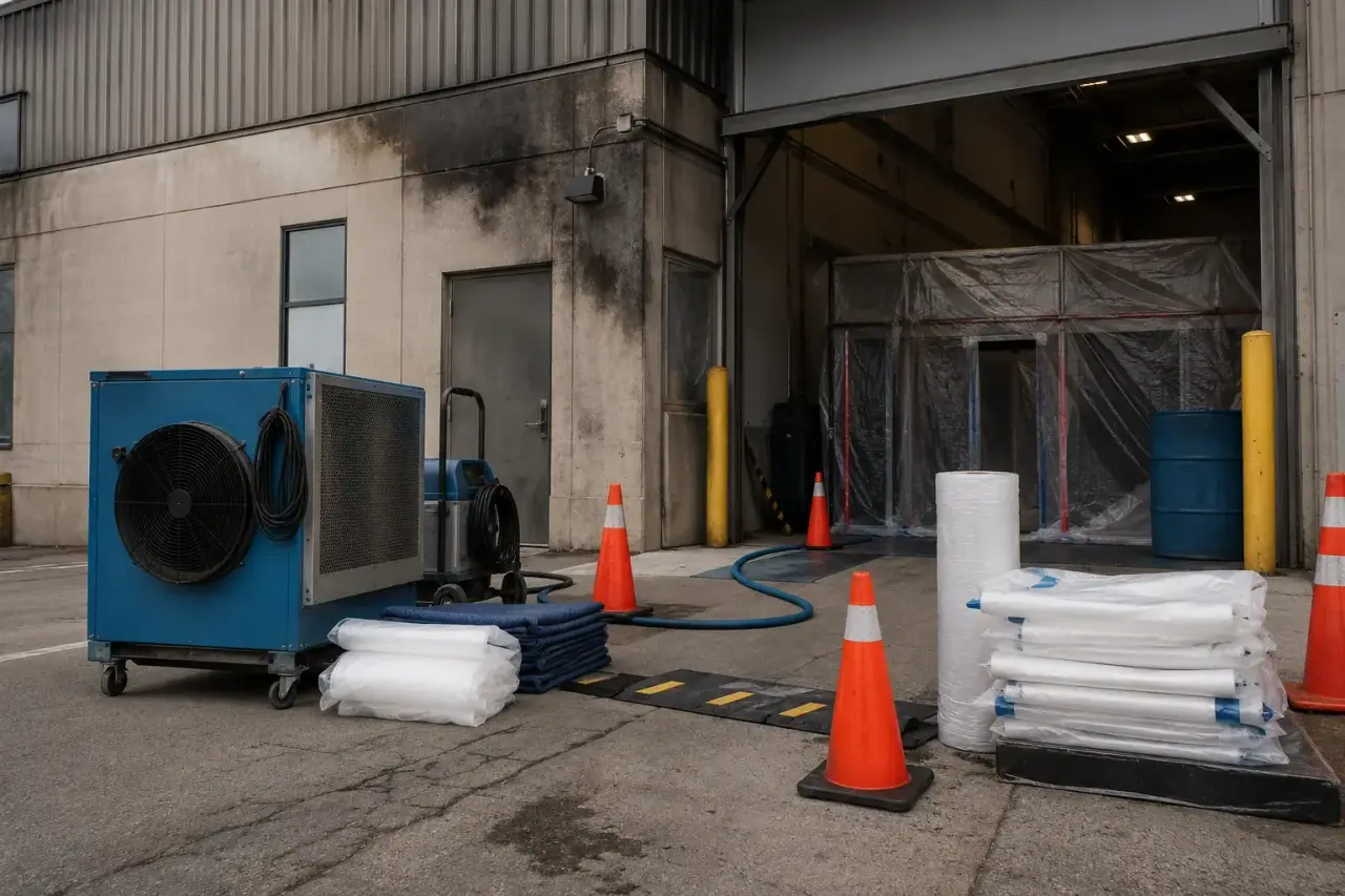 Industrial Fire Damage Restoration North York repairs and reconstruction