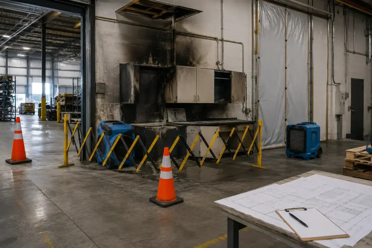 Production Downtime Is the Loss Behind the Loss for Industrial Fire Damage Restoration North York