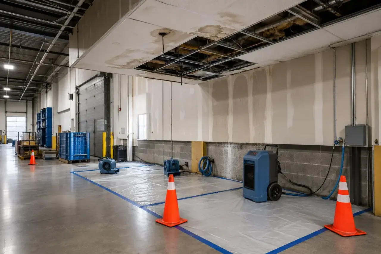 Industrial Water Damage Restoration North York damage documentation and insurance claim support