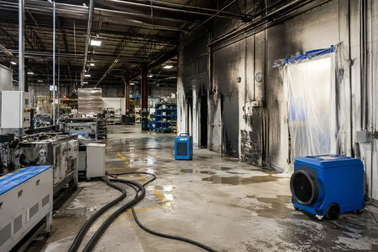 Separating Building Dry-Out From Process-Line Recovery for Manufacturing Facility Restoration North York