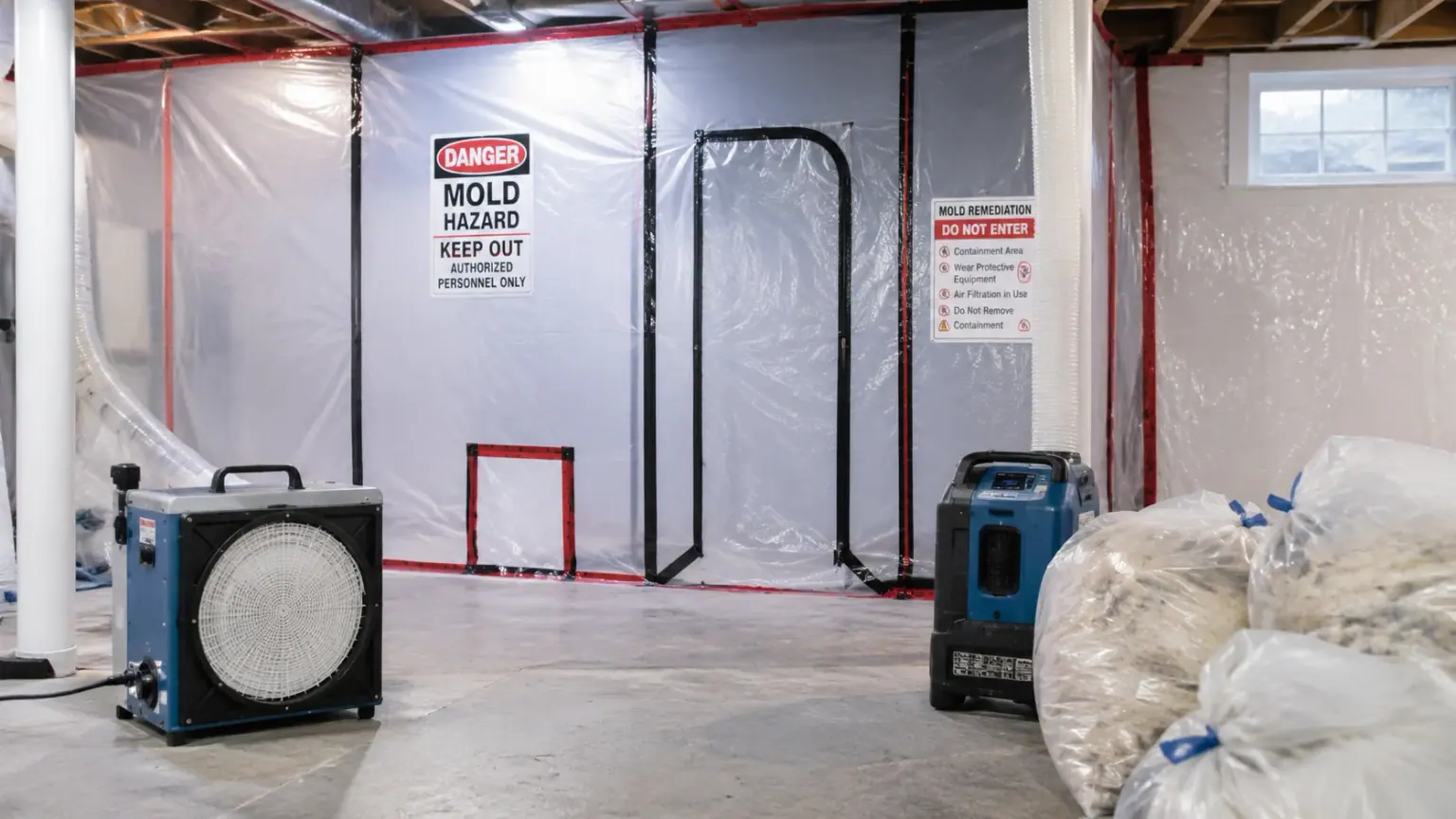 mold remediation service planning and restoration scope review
