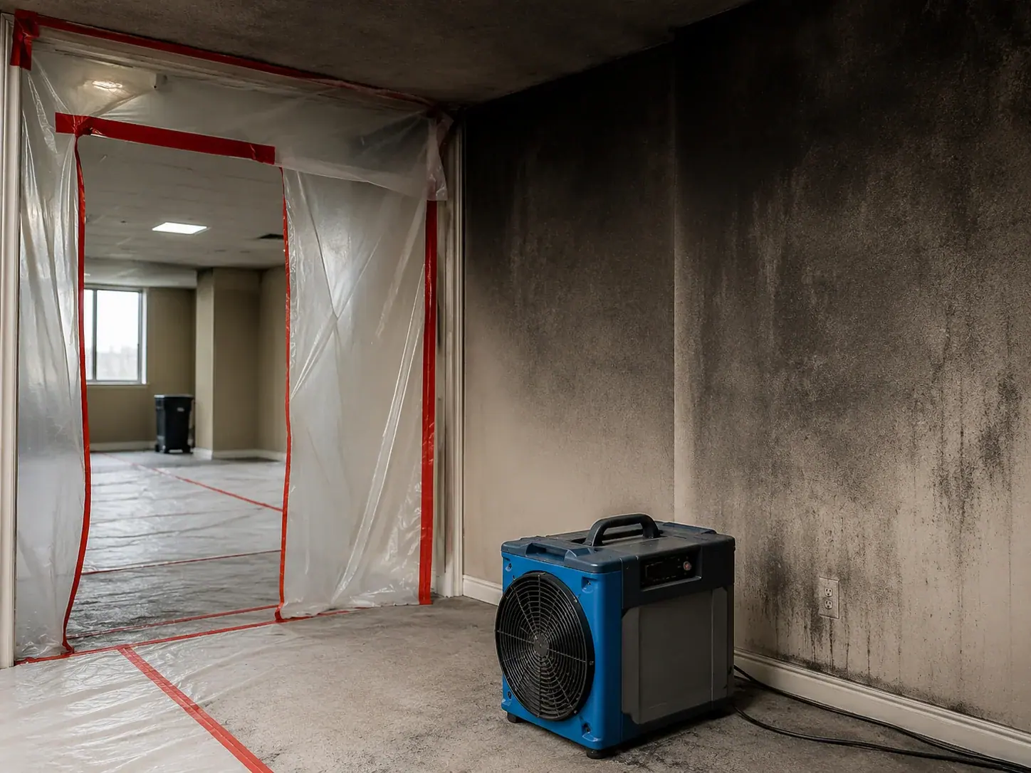 Emergency stabilization for odor removal services