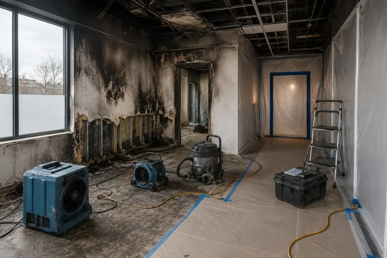 The Fire Rebuild Follows a Defined Construction Sequence for Post-Fire Reconstruction North York