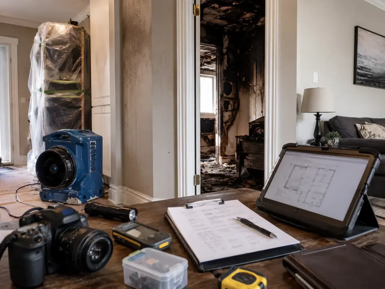 Acidic Soot Is Etching Your Home by the Hour for Residential Fire Damage Restoration North York