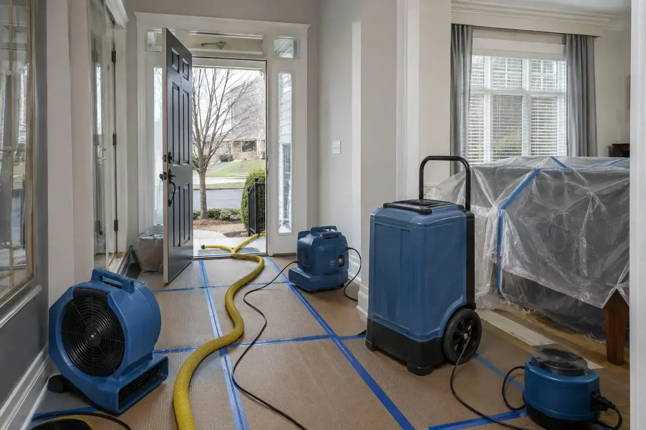 Residential Flood Damage Restoration Maple repairs and reconstruction