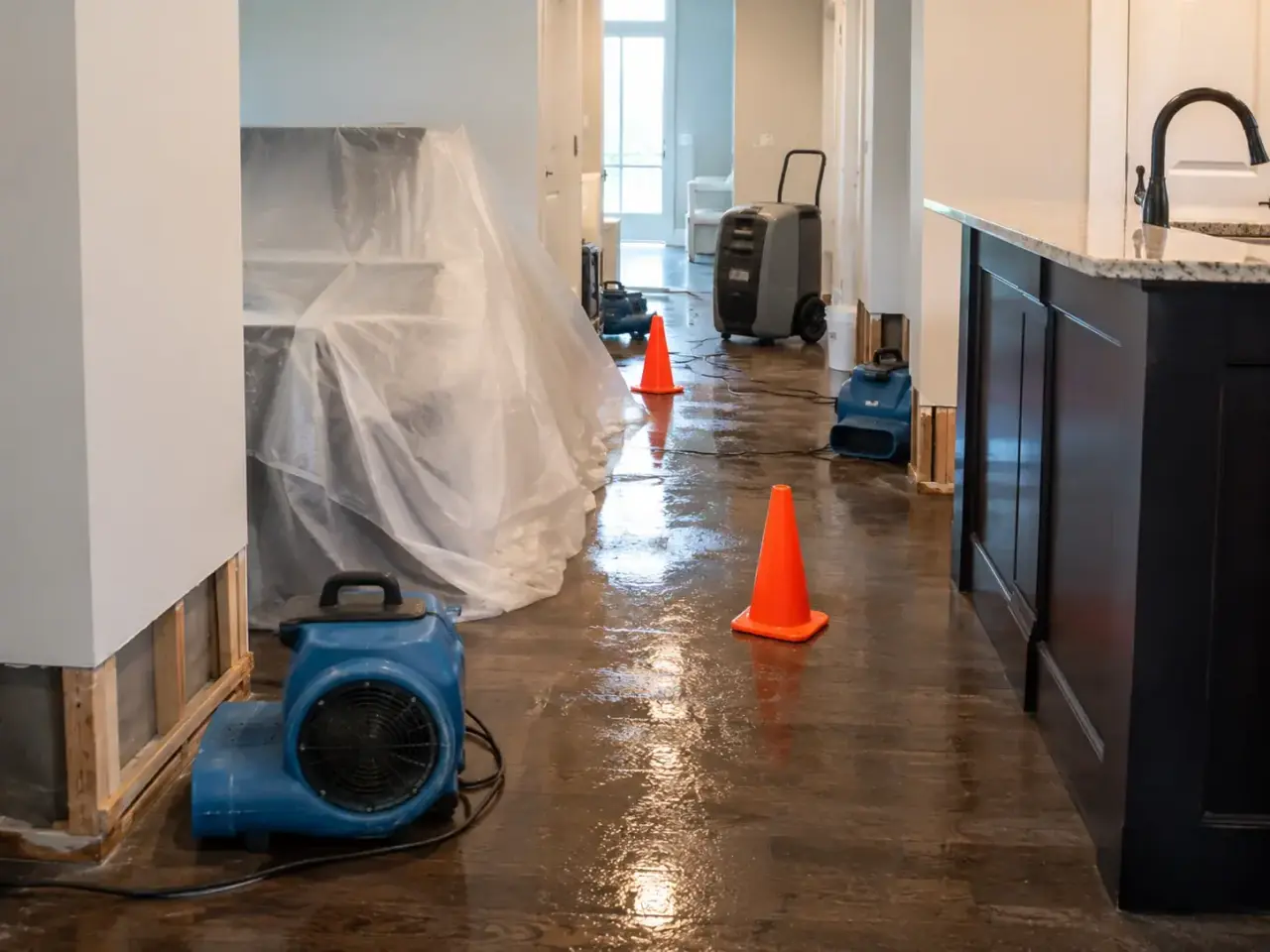 What Residential Flood Damage Restoration Maple includes