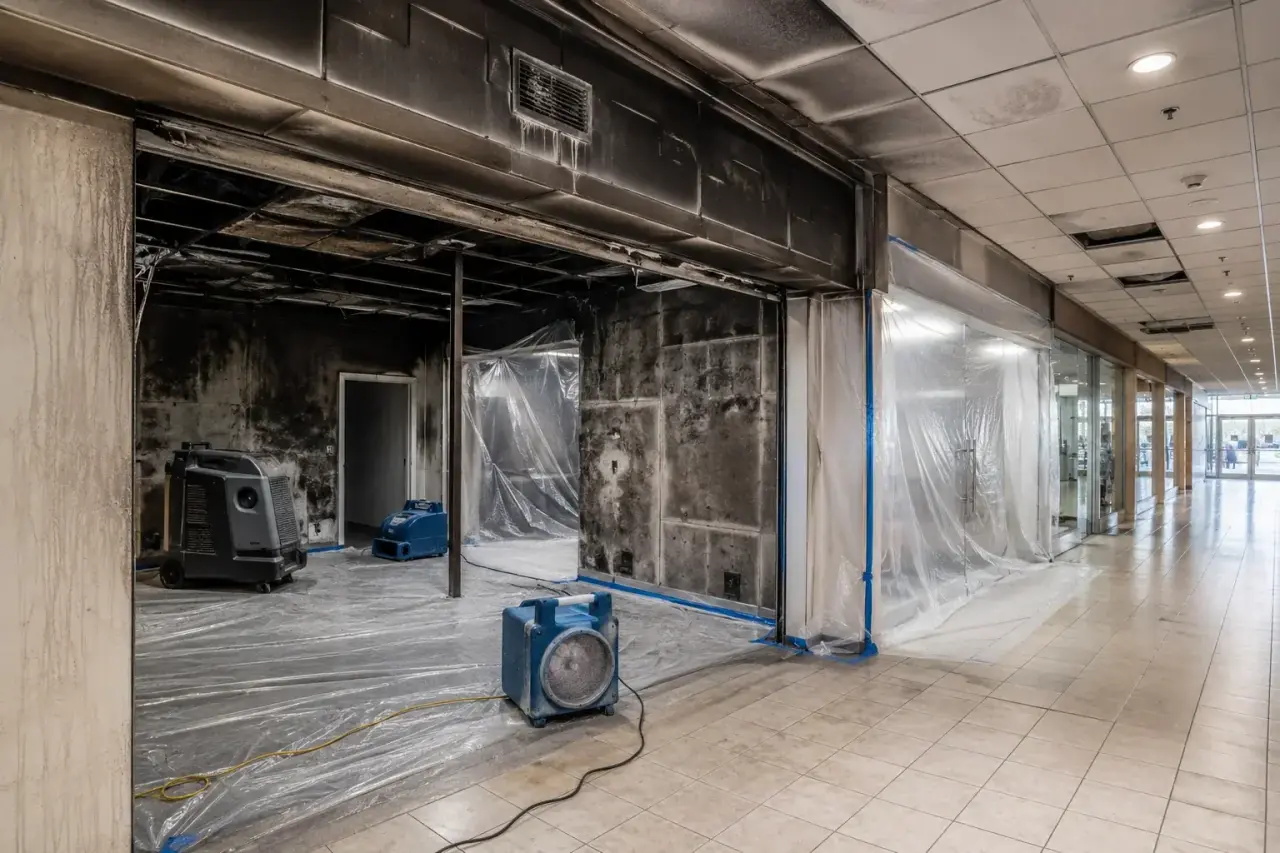 Controlling a Loss Across Separate Tenant Units for Retail Plaza Restoration North York