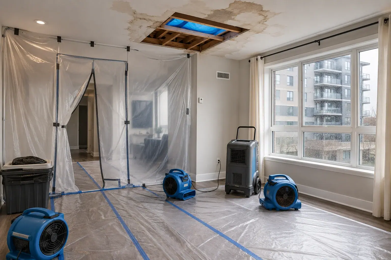roof tarping services service planning and restoration scope review