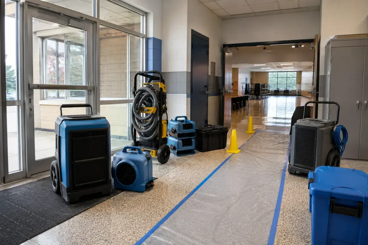 Why a Quick Maintenance Clean-Up Costs You Later for School Restoration Services