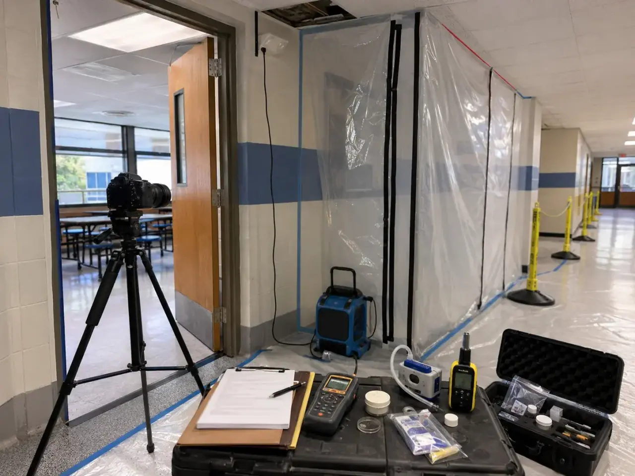 Older Schools Hide Mould and Asbestos, and Both Threaten the Air Children Breathe for School Restoration Services
