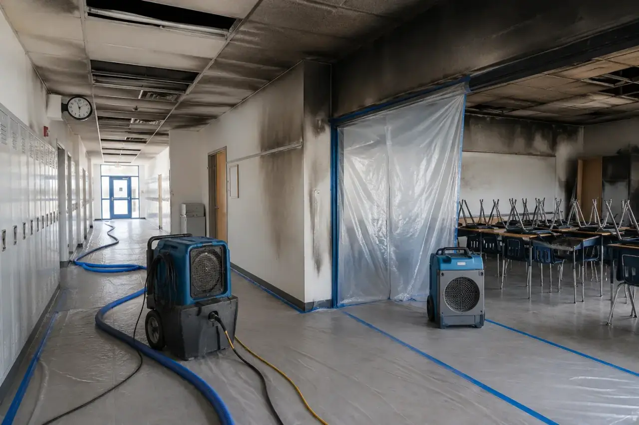 School property damage documentation and insurance claim support