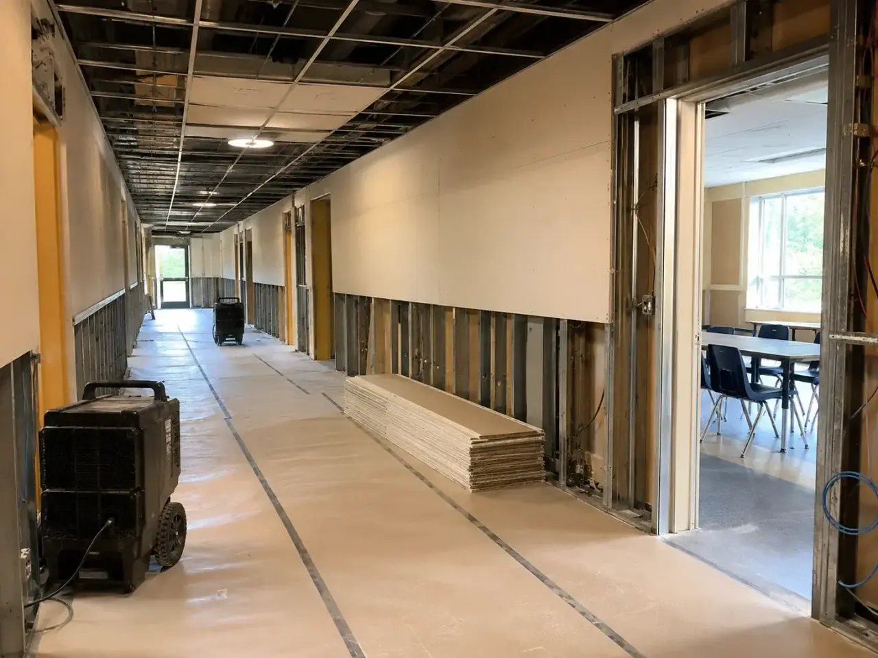 Containment That Lets the Rest of the School Keep Running for School Restoration Services