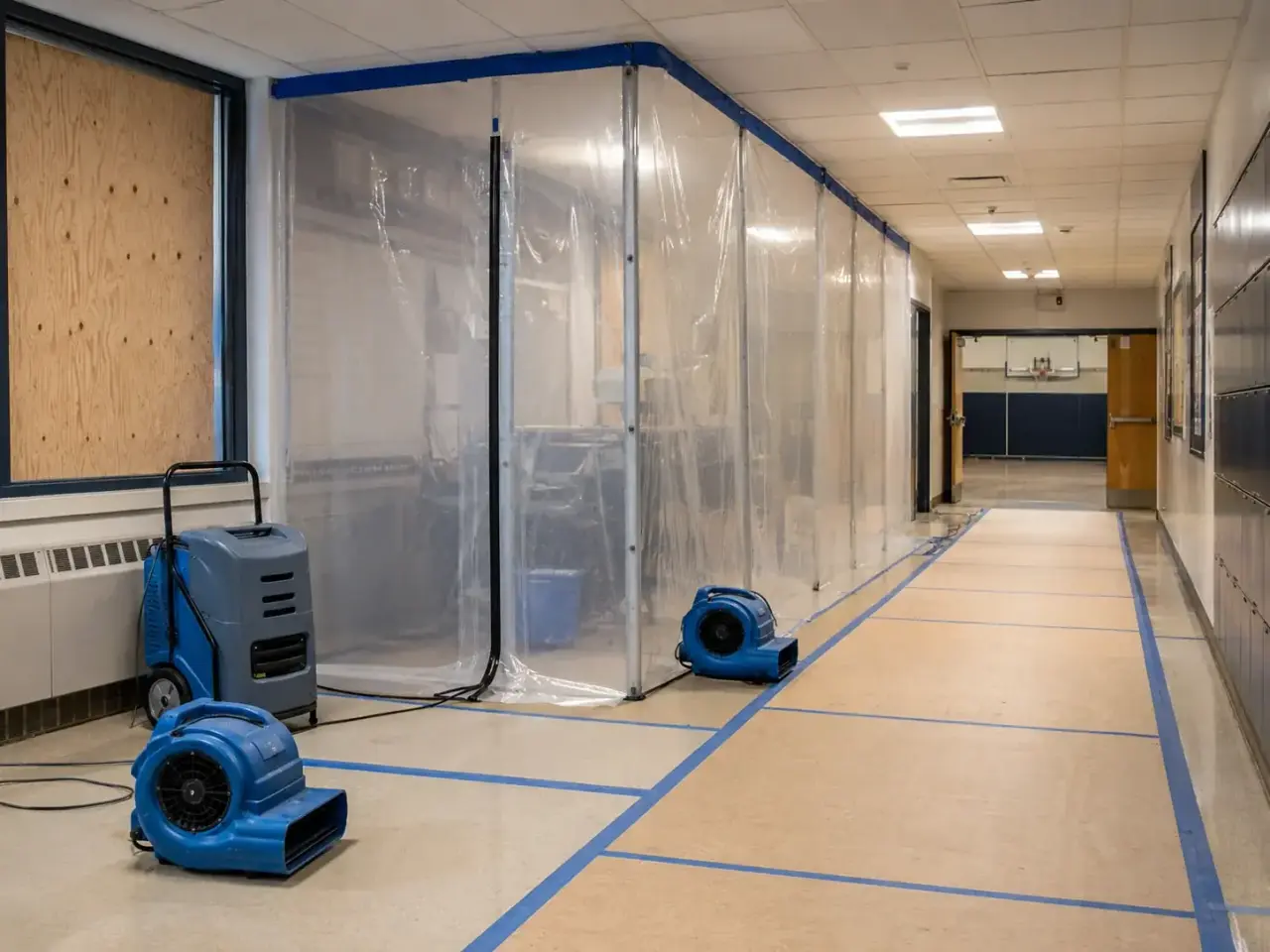 School restoration and reconstruction project planning