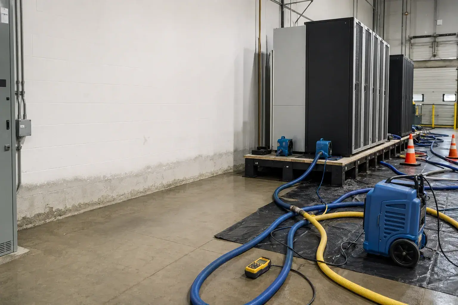 Server Room Water Damage Restoration North York emergency restoration response