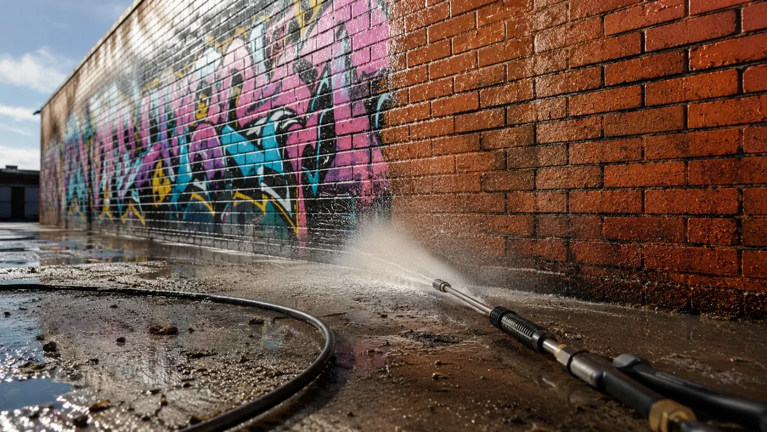 Vandalism and Graffiti Cleanup North York professional restoration jobsite